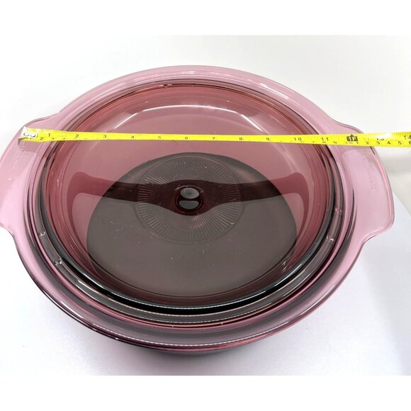 5 Qt Non Stick Dutch Oven W/Lid Visions Cranberry - Picture 10 of 12